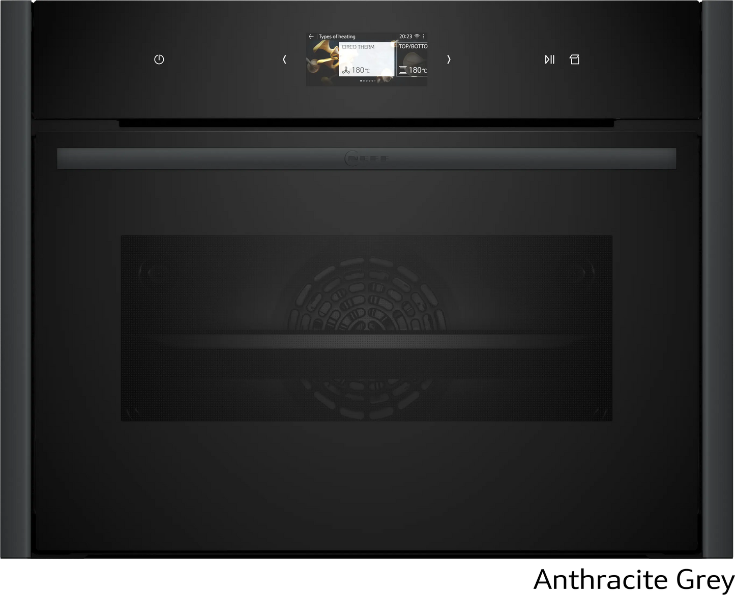 Neff C29FS3AY0 N 90, Built-in compact oven with steam function, 60 x 45 cm, Flex Design