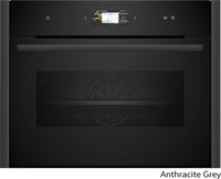 Neff C29FS3AY0 N 90, Built-in compact oven with steam function, 60 x 45 cm, Flex Design