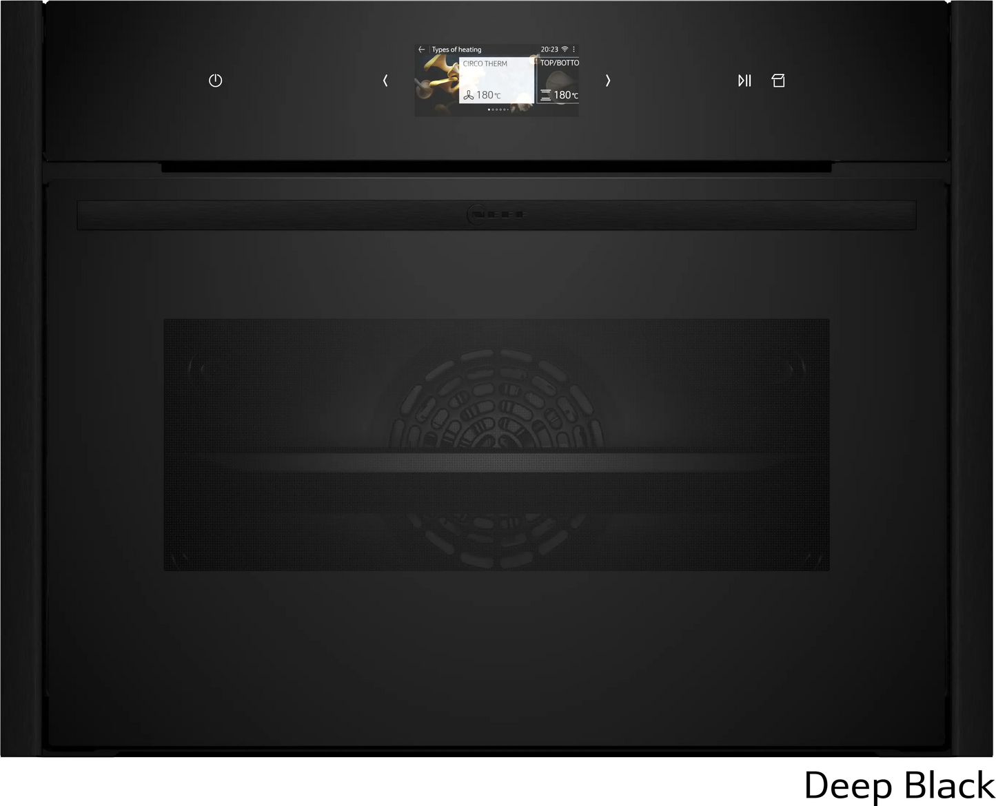 Neff C29FS3AY0 N 90, Built-in compact oven with steam function, 60 x 45 cm, Flex Design
