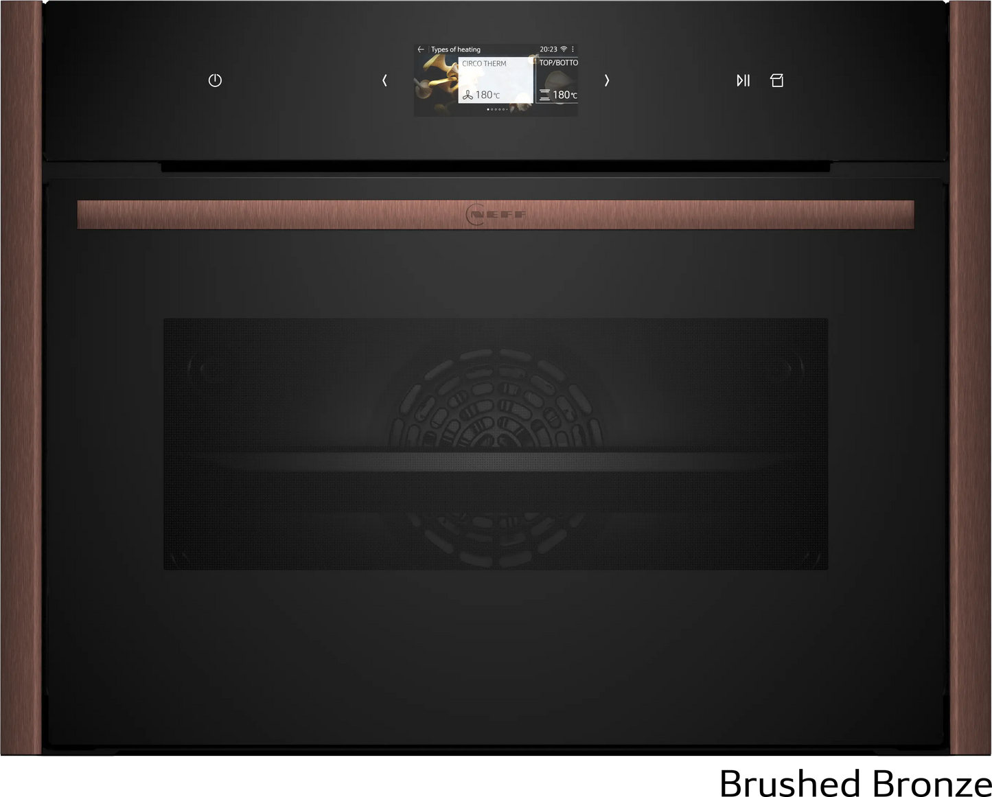 Neff C29FS3AY0 N 90, Built-in compact oven with steam function, 60 x 45 cm, Flex Design