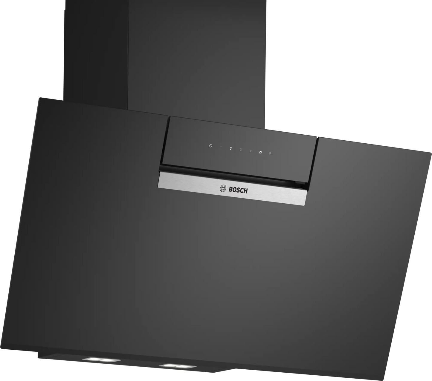 Bosch DWK87FN60B Series 4 80cm Chimney Cooker Hood, Black, A+ Rated