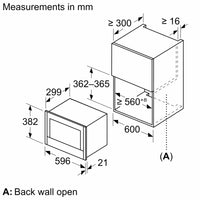 Neff NR4WR21G1B N70 Built-In Microwave, Graphite Grey