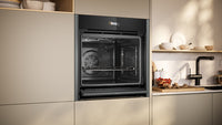 Neff N70 Slide and Hide B54CR71G0B Built-In Electric Single Oven, Graphite Grey with Pyrolytic Cleaning, A+ Rated