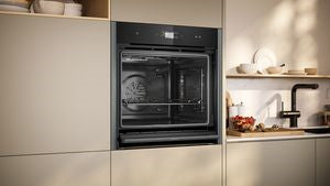 B64VS71G0B, Built-in oven with added steam function