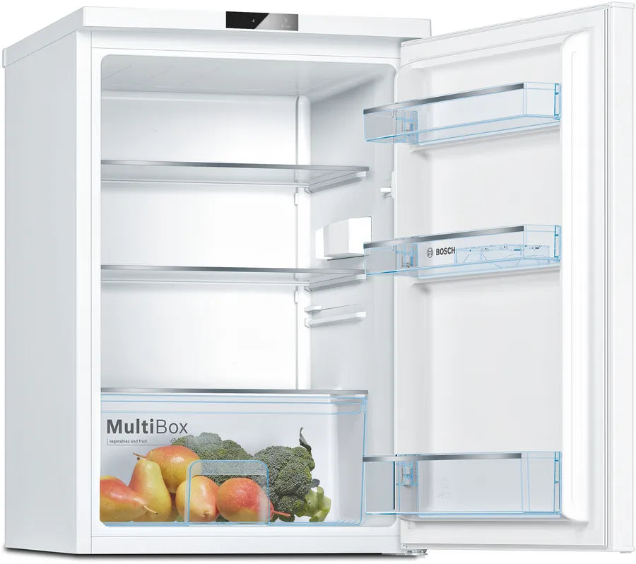 Bosch KTR15NWEAG Series 2 Under Counter Larder Fridge, White, E Rated