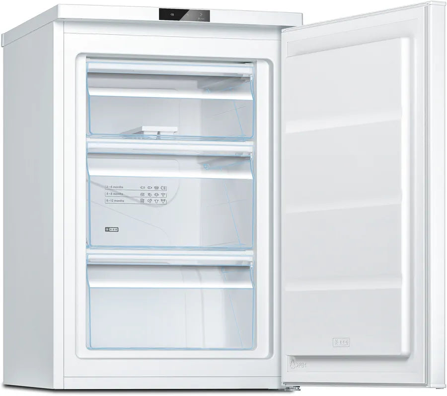 Bosch GTV15NWEBG Series 2 Static Under Counter Freezer, White, E Rated