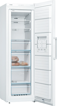 Bosch GSN36VWEPG Series 4 No Frost Tall Freezer, White, E Rated