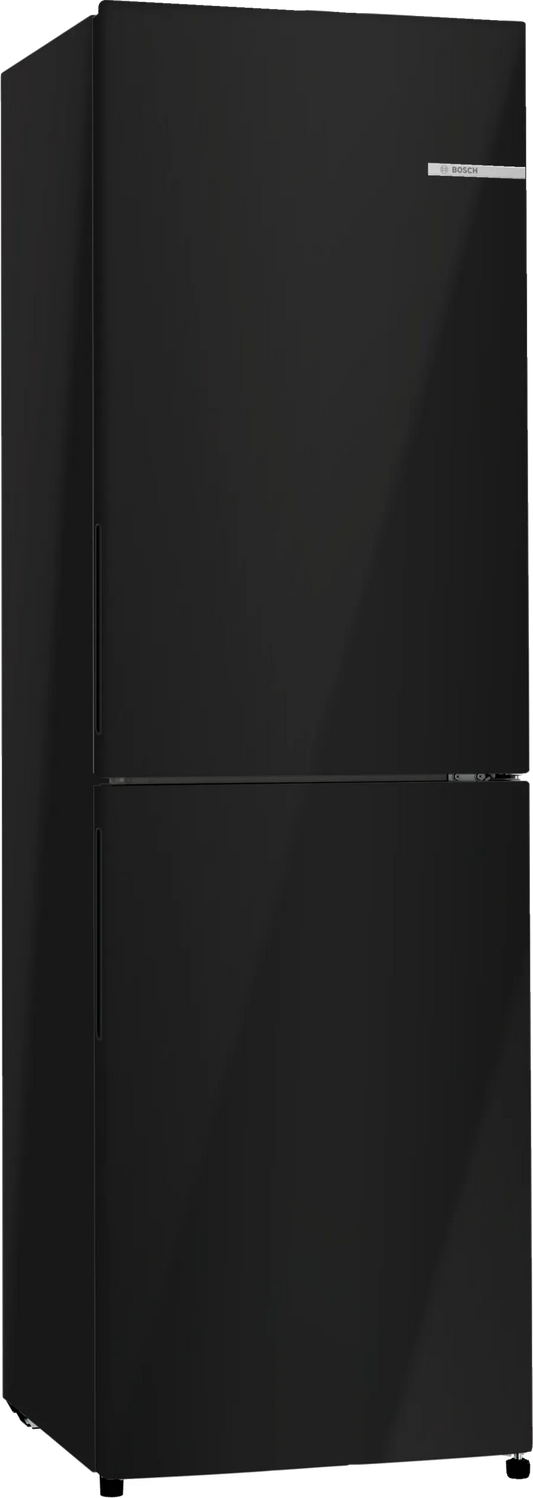 Bosch KGN27NBEAG Series 2 No Frost Fridge Freezer, 50/50, Black, E Rated