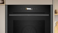 Neff B24CR31G0B Slide and Hide N70 Built-In Electric Single Oven, Graphite Grey, A+ Rated