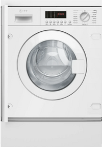 Neff V6540X3GB Integrated Washer Dryer, 7kg/4kg, 1400 Spin, White, E Rated
