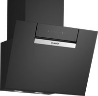 Bosch DWK67FN60B Series 4 60cm Chimney Cooker Hood, Black, A+ Rated
