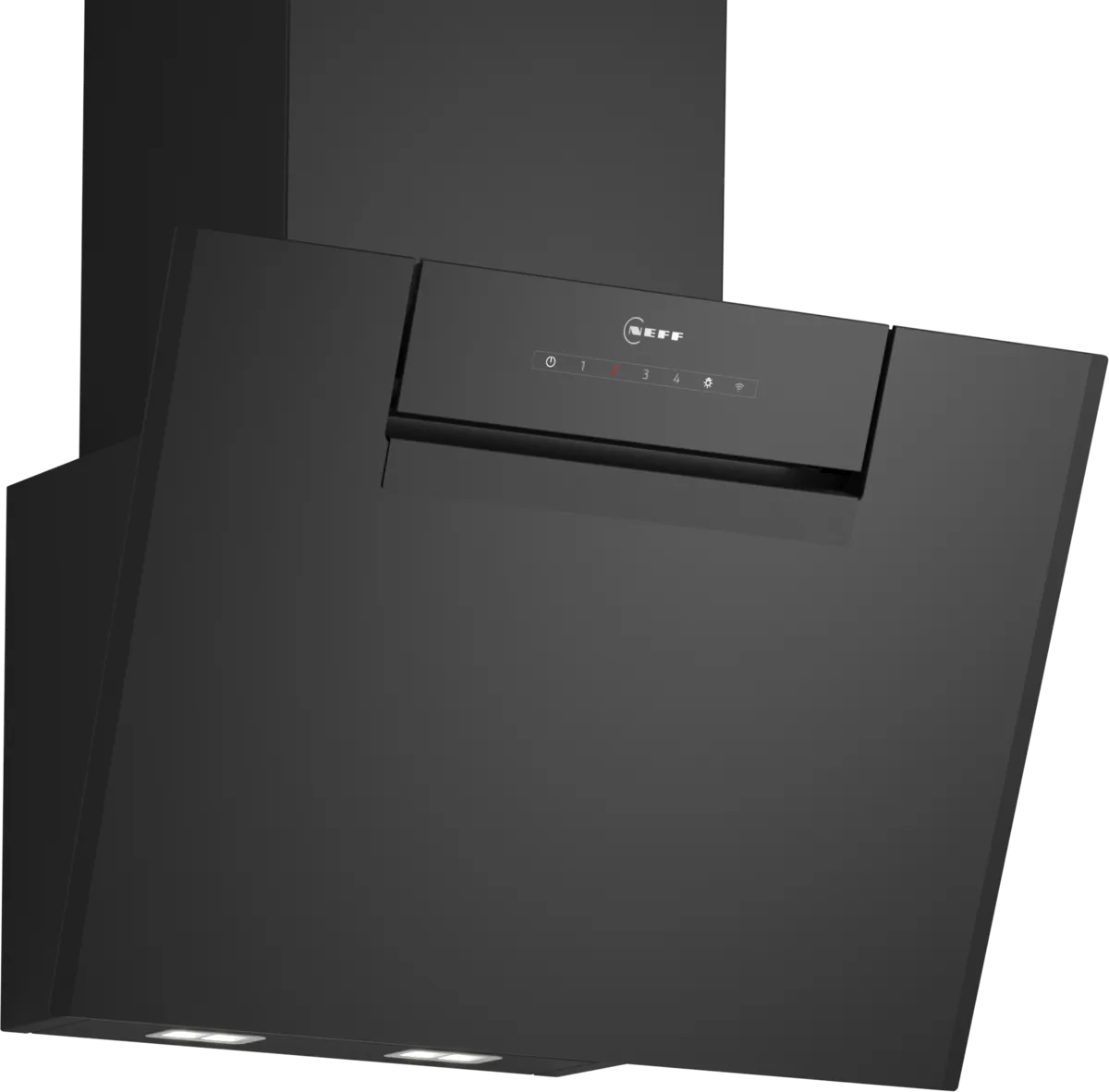 Neff D65IFN1S0B N50 60cm Chimney Cooker Hood, Black, A+ Rated