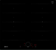 Neff T66FHX4L0 N70 59cm Induction Hob, Black