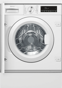 Neff W544BX2GB Integrated Washing Machine, 8kg, 1400 Spin, White, C Rated