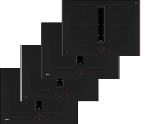 Neff V57YHQ4C0 N70, Induction hob with integrated ventilation system, 70 cm, Flex Design