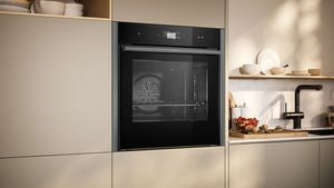 B64VS71G0B, Built-in oven with added steam function