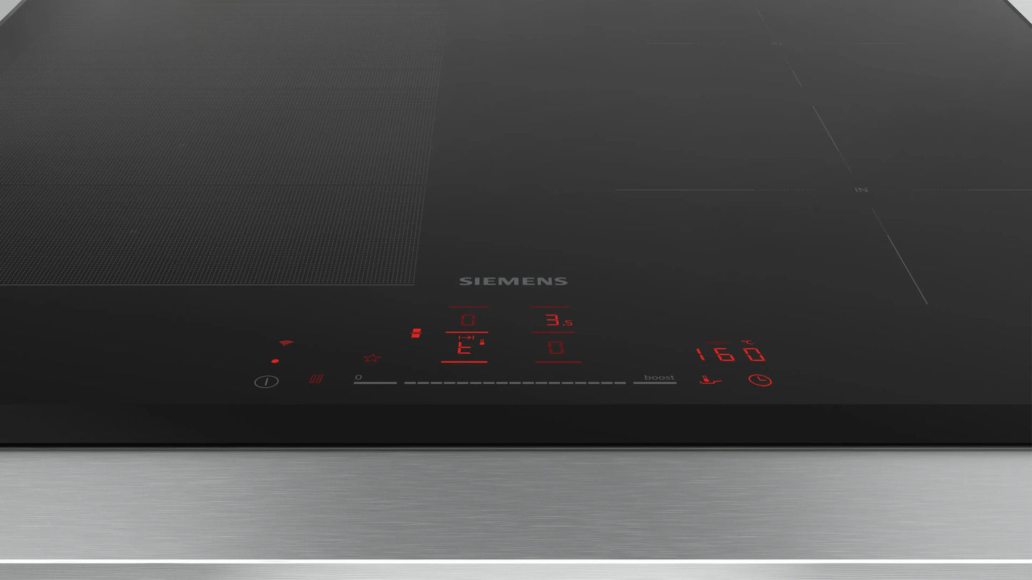 Siemens iQ700 EX651HEC1E 60cm Wide Black Induction Hob