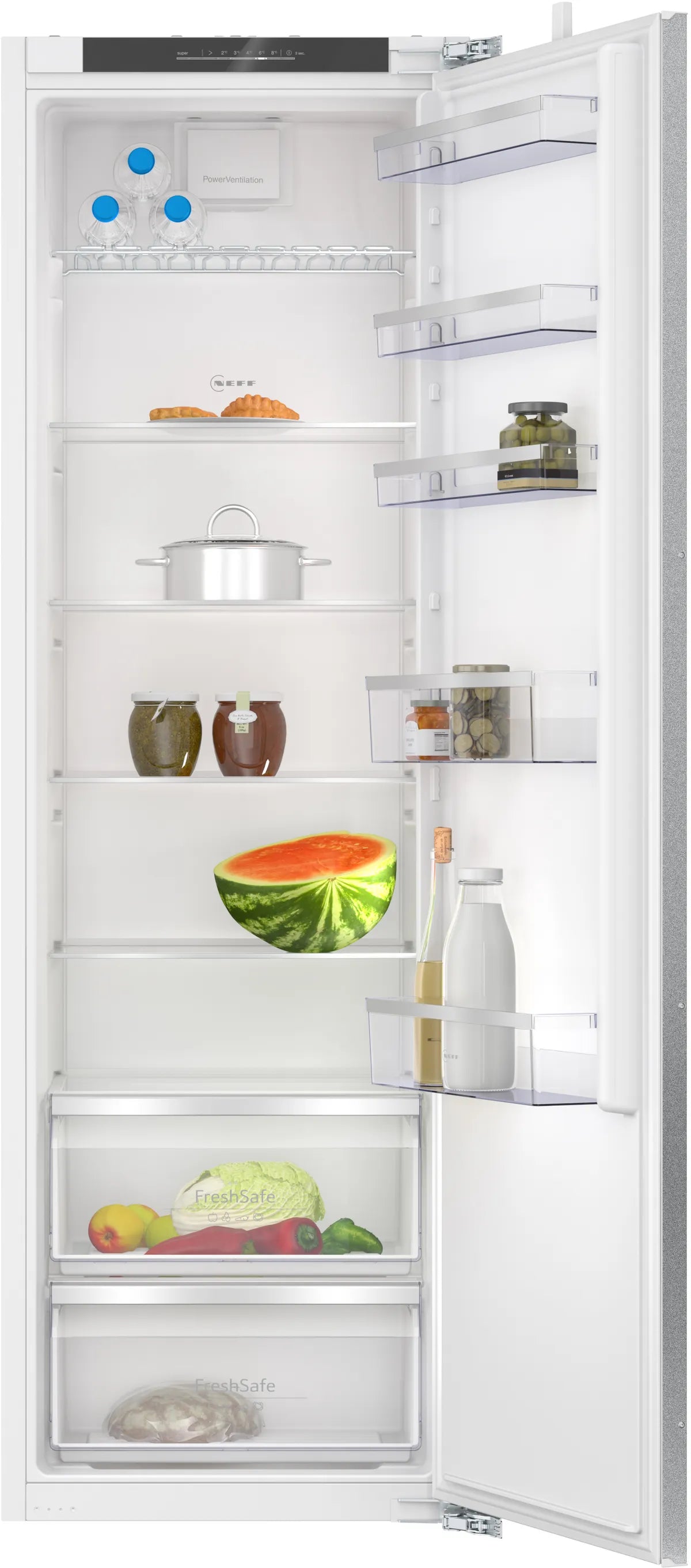 Neff KI1812FE0G N50 Built-In Larder Fridge, Fixed Hinge, E Rated
