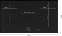Neff T69FUV4L0 N90 92cm Induction Hob, Black