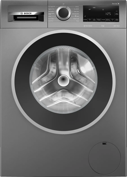 Bosch WGG244ZCGB Series 6 Washing Machine, 9kg, 1400 Spin, Grey, A Rated