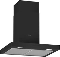 Neff D62BBC0S0B N30 60cm Chimney Cooker Hood, Black, D Rated