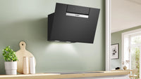 Bosch DWK67FN60B Series 4 60cm Chimney Cooker Hood, Black, A+ Rated