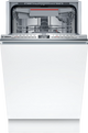 Bosch SPV4EMX25G Series 4 Fully Integrated Slimline Dishwasher, 10 Place Settings, C Rated