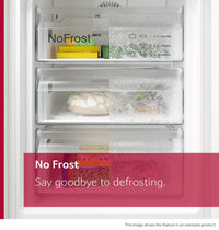 Neff KI7861FE0G built-in fridge-freezer with freezer at bottom 177.2 x 54.1 cm flat hinge