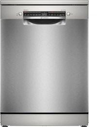 Bosch SMS4EMI06G Series 4 Dishwasher, 14 Place Settings, Silver, B Rated