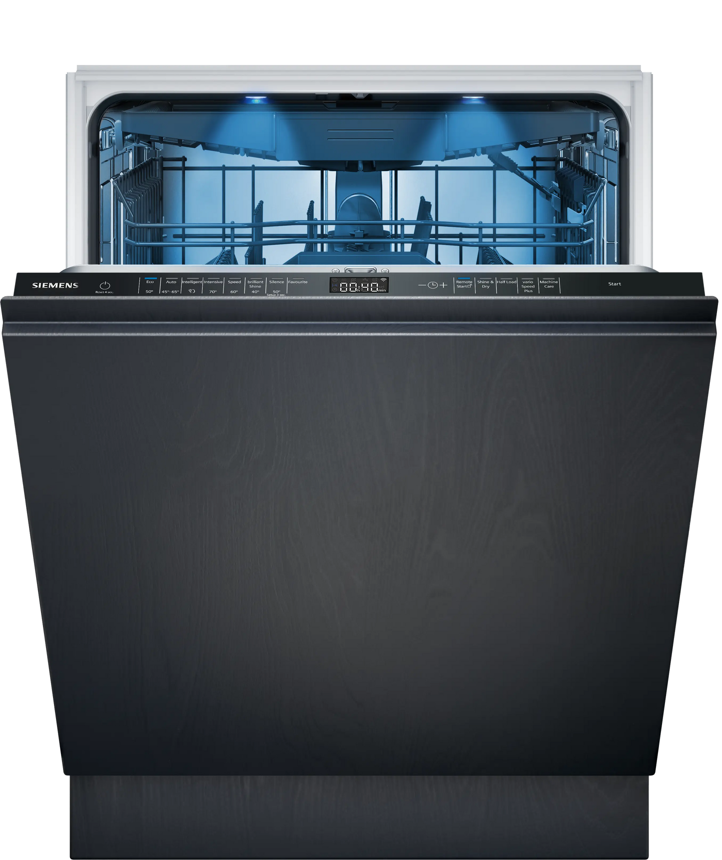 Siemens iQ500 SN95YX02CG Fully Integrated Dishwasher with Zeolith Drying, Vario Hinge