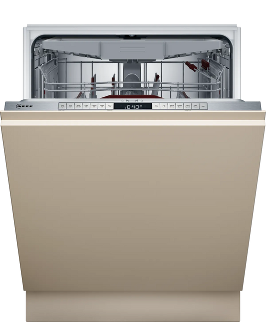Neff S187ZCX03G N70 Fully Integrated Dishwasher, 14 Place Settings, B Rated