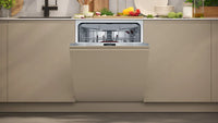 Neff S187ZCX03G N70 Fully Integrated Dishwasher, 14 Place Settings, B Rated