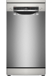 Bosch SPS4HMI49G Series 4 Slimline Dishwasher, 10 Place Settings, Silver, E Rated