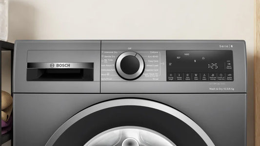 Bosch WNG254R1GB Series 6 Washer Dryer, 10kg/6kg, 1400 Spin, Grey, A Rated