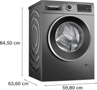 Bosch WGG244ZCGB Series 6 Washing Machine, 9kg, 1400 Spin, Grey, A Rated