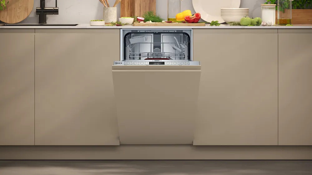 Neff S875HKX21G N50 Fully Integrated Slimline Dishwasher, 10 Place Settings, E Rated