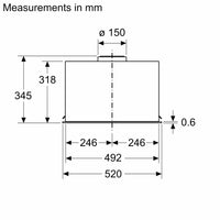D54NAC1S0B, Canopy cooker hood