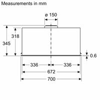 D75NAC1S0B, Canopy cooker hood