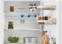 Bosch KIN86VFE0G Series 4 Frost Free Integrated Fridge Freezer, Fixed Hinge, 60/40, White, E Rate