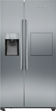 Siemens KA93GAIDP iQ500 American Fridge Freezer, Plumbed, Stainless Steel, D Rated