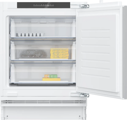 Neff GU7212FE0G N50 No Frost Built-Under Freezer, Fixed Hinge, E Rated