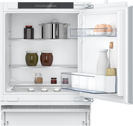 Neff KU1212FE0G N50 Built-Under Larder Fridge, Fixed Hinge, E Rated