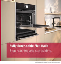 Neff B69VS7MY0A - Flex Design Built-in Single Oven with Steam Function - 60cm - A+ Energy