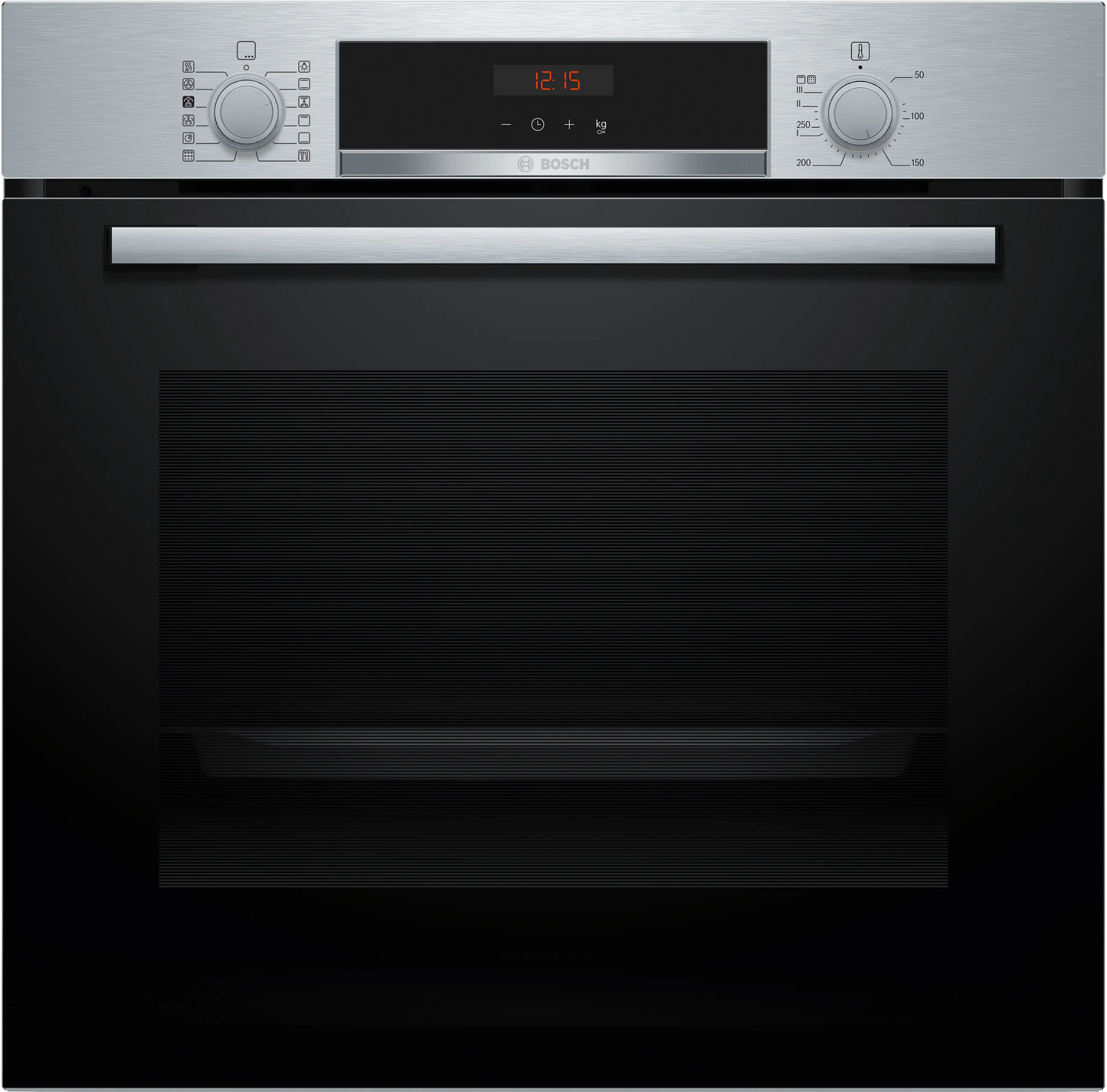 Bosch HQA574BS3B Series 4 Built-In Electric Single Oven with Pyrolytic Cleaning, Stainless Steel, A+ Rated