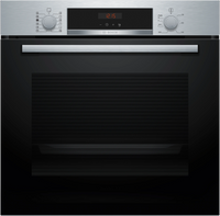 Bosch HQA574BS3B Series 4 Built-In Electric Single Oven with Pyrolytic Cleaning, Stainless Steel, A+ Rated