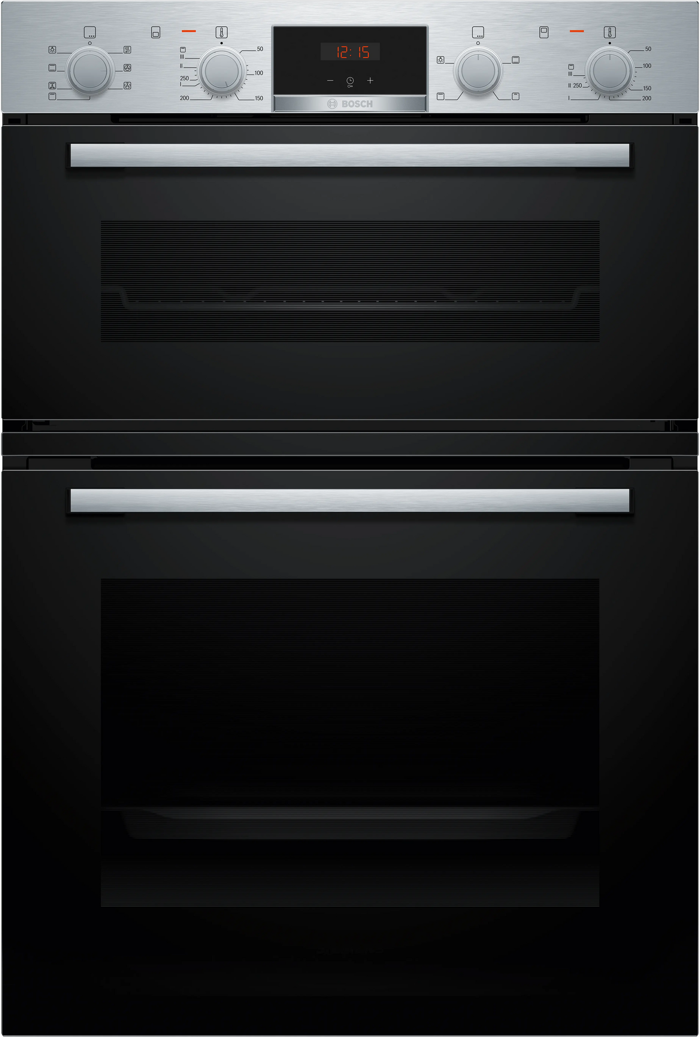 Bosch MBA533BS3B Series 4 Built-In Electric Double Oven, Stainless Steel, A Rated
