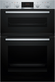 Bosch MBA533BS3B Series 4 Built-In Electric Double Oven, Stainless Steel, A Rated