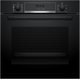 Bosch HQA574BB3B Series 4 Built-In Electric Single Oven with Pyrolytic Cleaning, Black, A+ Rated