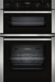 Neff U1ACE2AN3B N50 Built-In Electric Double Oven, Stainless Steel, A Rated