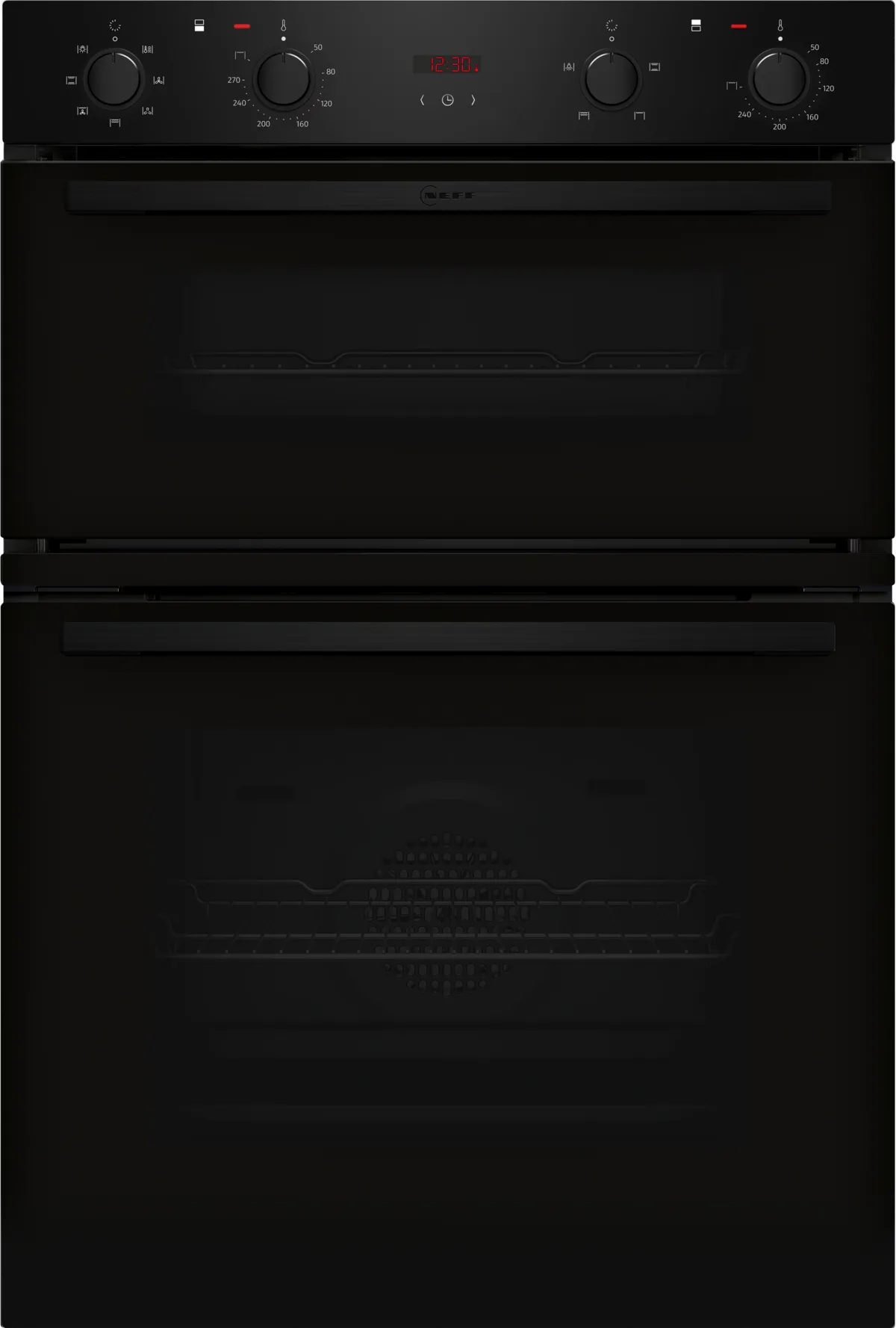 Neff U1DCC0AK3B N30 Built-In Electric Double Oven, Black, A Rated